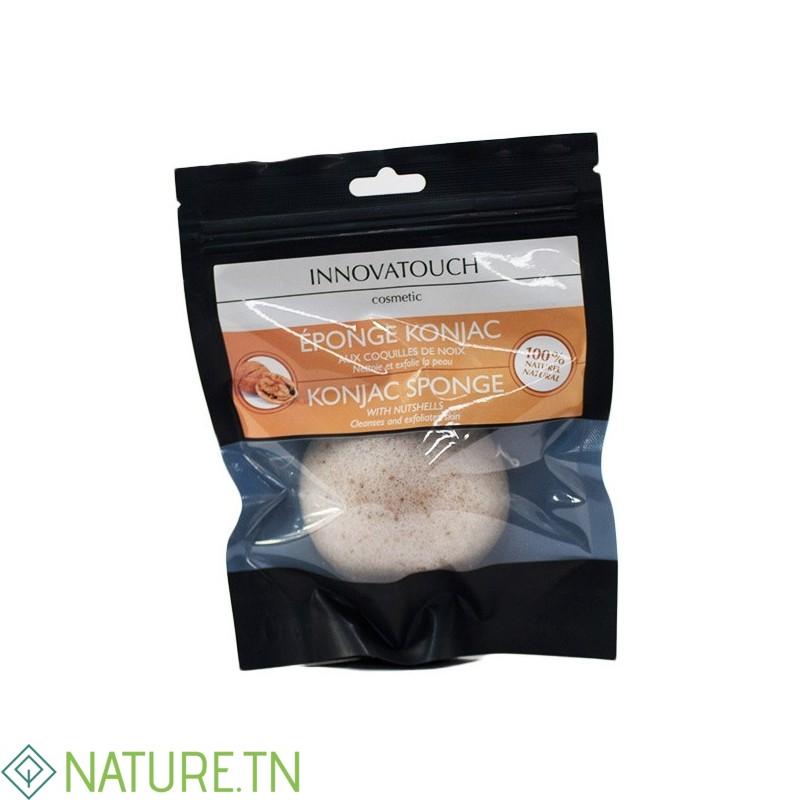 INNOVATOUCH EPONGE KONJAC AUX COQUILLES DE NOIX 3 INNOVATOUCH EPONGE KONJAC AUX COQUILLES DE NOIX
