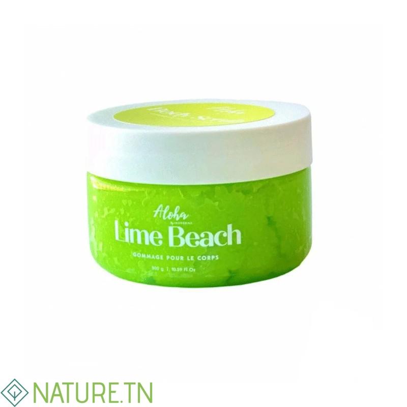 INODERMA ALOHA BODY SCRUB LIME BEACH 300GR 2