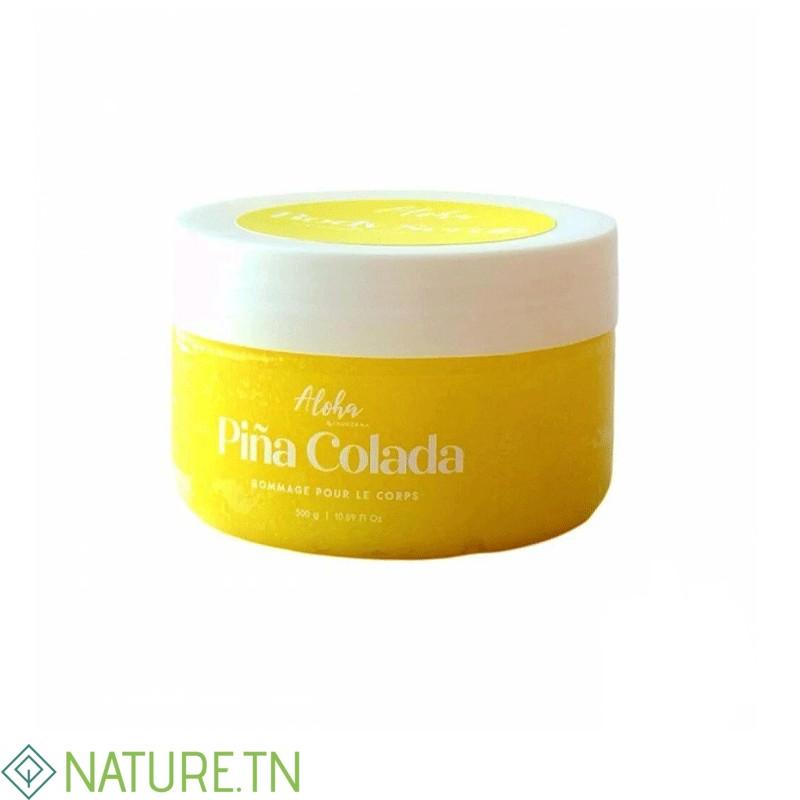 INODERMA ALOHA BODY SCRUB PINA COLADA 300GR 3 INODERMA ALOHA BODY SCRUB PINA COLADA 300GR