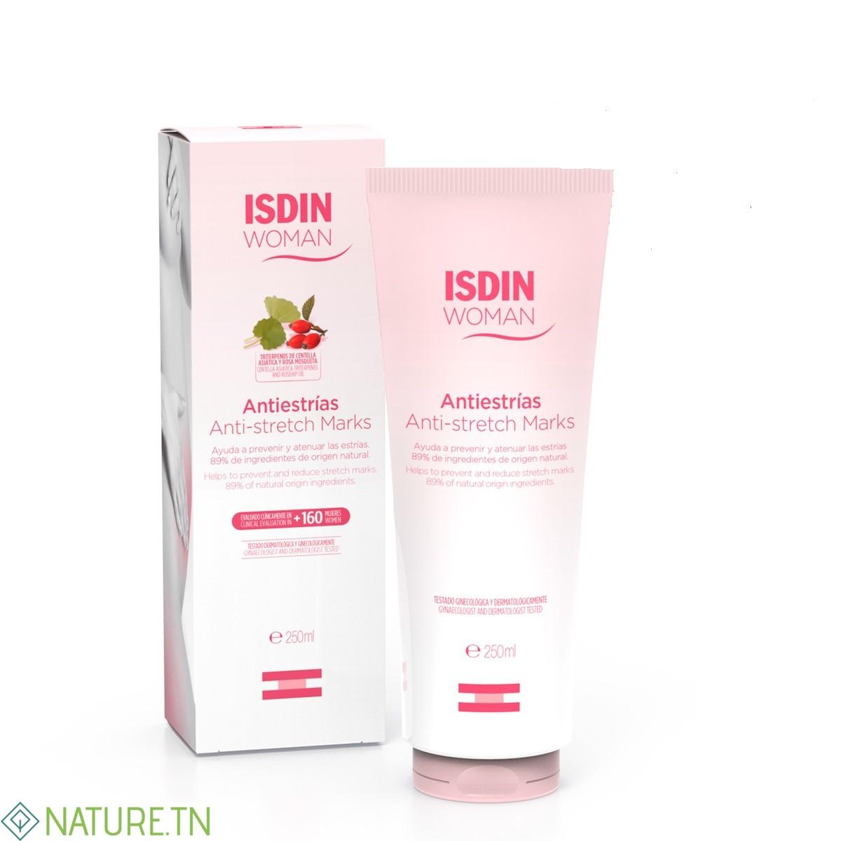 ISDIN DERMA WOMAN ANTI STRETCH MARKS 250ML 3 ISDIN DERMA WOMAN ANTI STRETCH MARKS 250ML