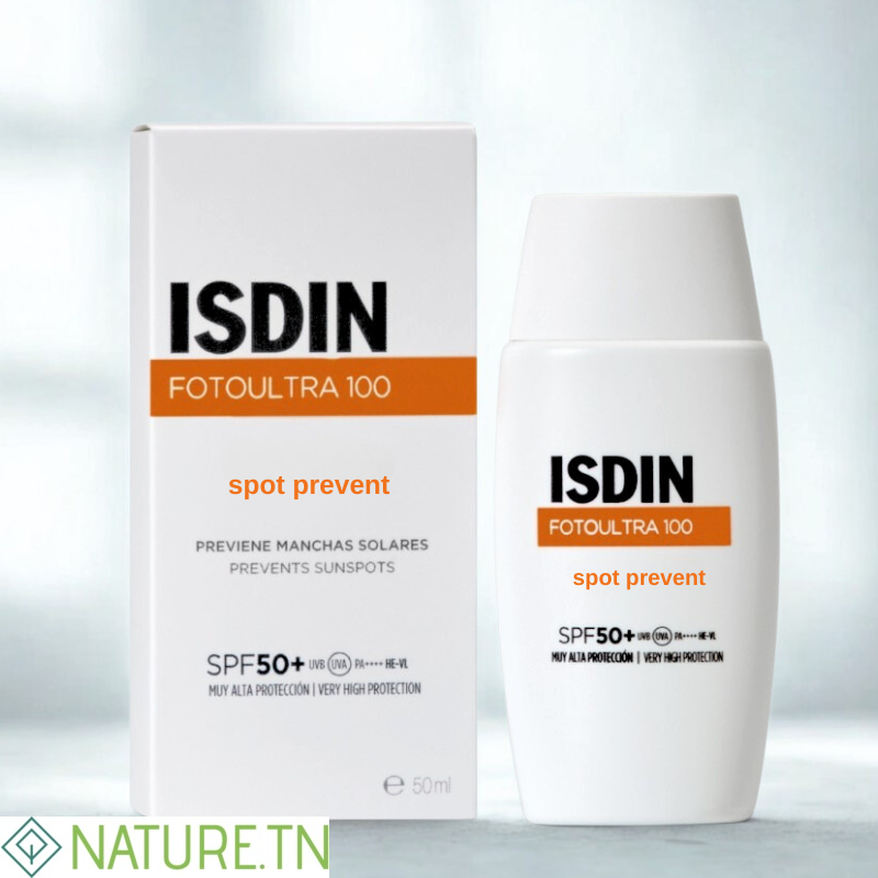 ISDIN FOTOULTRA 100 ECRAN SOLAIRE SPOT PREVENT SPF50+ 50ML 3 ISDIN FOTOULTRA 100 ECRAN SOLAIRE SPOT PREVENT SPF50+ 50ML