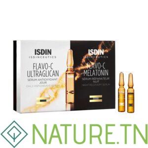 ISDIN ISDINCEUTICS FLAVO C MELATONIN&ULTRAGLICAN DAY&NIGHT 20 AMPOULES