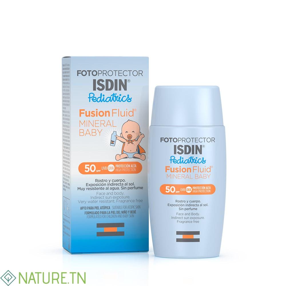 ISDIN PHOTOPROTECTION ECRAN SOLAIRE FUSION FLUID MINERAL BABY SPF50+ 50ML 3 ISDIN PHOTOPROTECTION ECRAN SOLAIRE FUSION FLUID MINERAL BABY SPF50+ 50ML