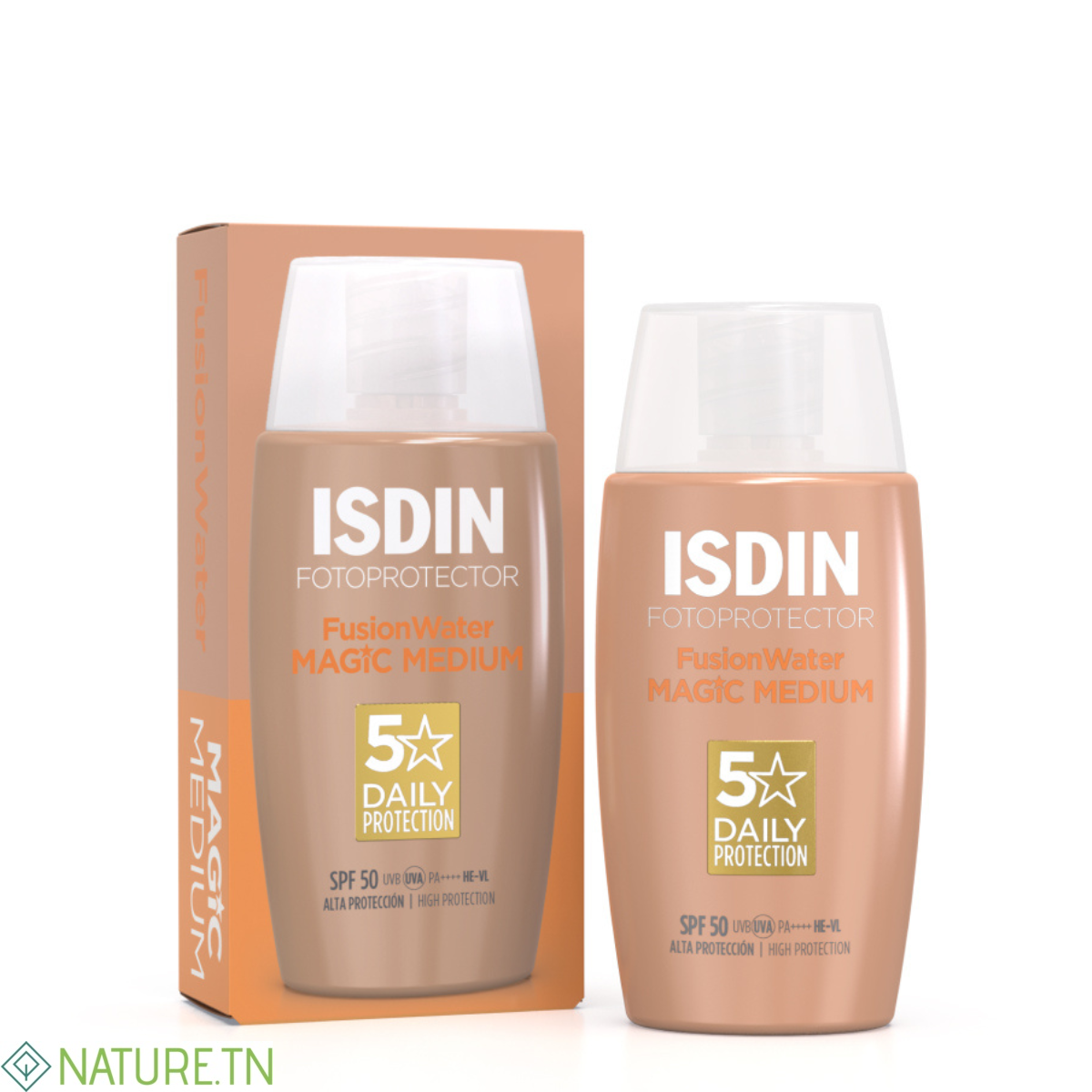 ISDIN PHOTOPROTECTION ECRAN SOLAIRE FUSION WATER MAGIC MEDIUM SPF50+ 50ML 3 ISDIN PHOTOPROTECTION ECRAN SOLAIRE FUSION WATER MAGIC MEDIUM SPF50+ 50ML