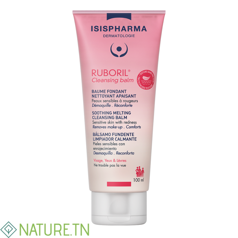 ISISPHARMA RUBORIL BAUME FONDANT NETTOYANT APAISANT 100ML 3 ISISPHARMA RUBORIL BAUME FONDANT NETTOYANT APAISANT 100ML