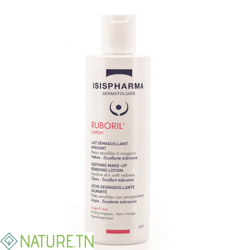 ISISPHARMA RUBORIL LOTION DEMAQUILLANTE 250 ML 3 ISISPHARMA RUBORIL LOTION DEMAQUILLANTE 250 ML