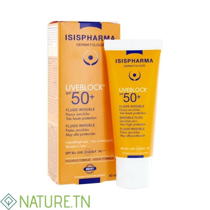 ISISPHARMA UVEBLOCK 50+ FLUIDE INVISIBLE 40ML 1 ISISPHARMA UVEBLOCK 50+ FLUIDE INVISIBLE 40ML 1