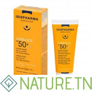 ISISPHARMA UVEBLOCK 50+ FLUIDE TEINTE 40ML