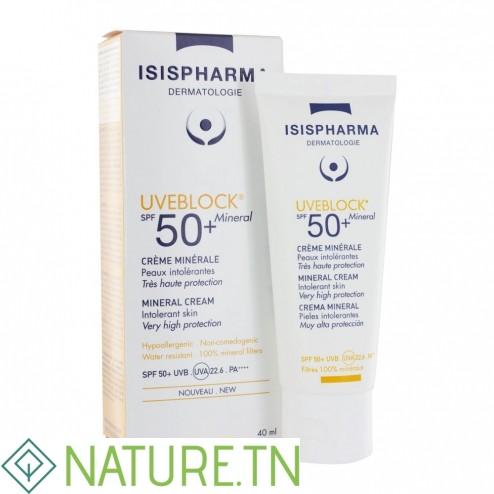 ISISPHARMA UVEBLOCK CREME MINERALE SPF50+ 40ML 1 ISISPHARMA UVEBLOCK CREME MINERALE SPF50+ 40ML 1