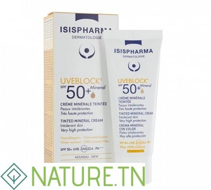 ISISPHARMA UVEBLOCK CREME MINERALE TEINTEE SPF50+ 40ML 3 ISISPHARMA UVEBLOCK CREME MINERALE TEINTEE SPF50+ 40ML
