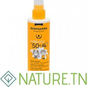 ISISPHARMA UVEBLOCK SPRAY SOLAIRE ENFANTS TRES HAUTE PROTECTION SPF50+ 200ML