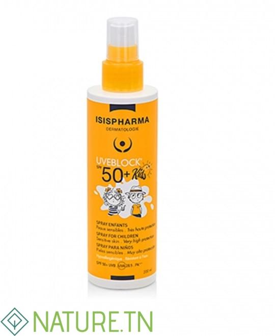 ISISPHARMA UVEBLOCK SPRAY SOLAIRE ENFANTS TRES HAUTE PROTECTION SPF50+ 200ML 3 ISISPHARMA UVEBLOCK SPRAY SOLAIRE ENFANTS TRES HAUTE PROTECTION SPF50+ 200ML
