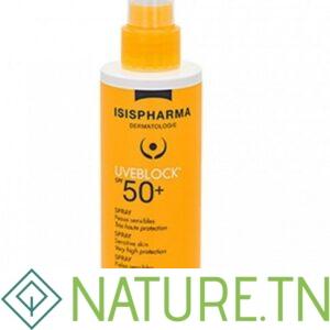 ISISPHARMA UVEBLOCK SPRAY SOLAIRE TRES HAUTE PROTECTION SPF50+ 200ML