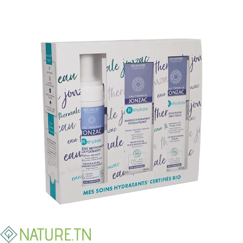 JONZAC COFFRET MES SOINS HYDRATANTS CERTIFIES BIO 3 JONZAC COFFRET MES SOINS HYDRATANTS CERTIFIES BIO