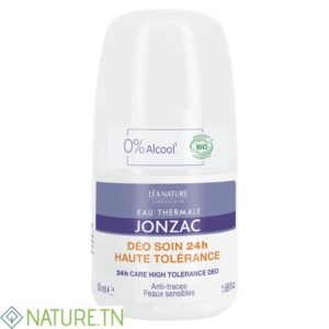 JONZAC DEO SOIN HAUTE TOLERANCE ANTI TRACES PEAUX SENSIBLES 24H 50ML