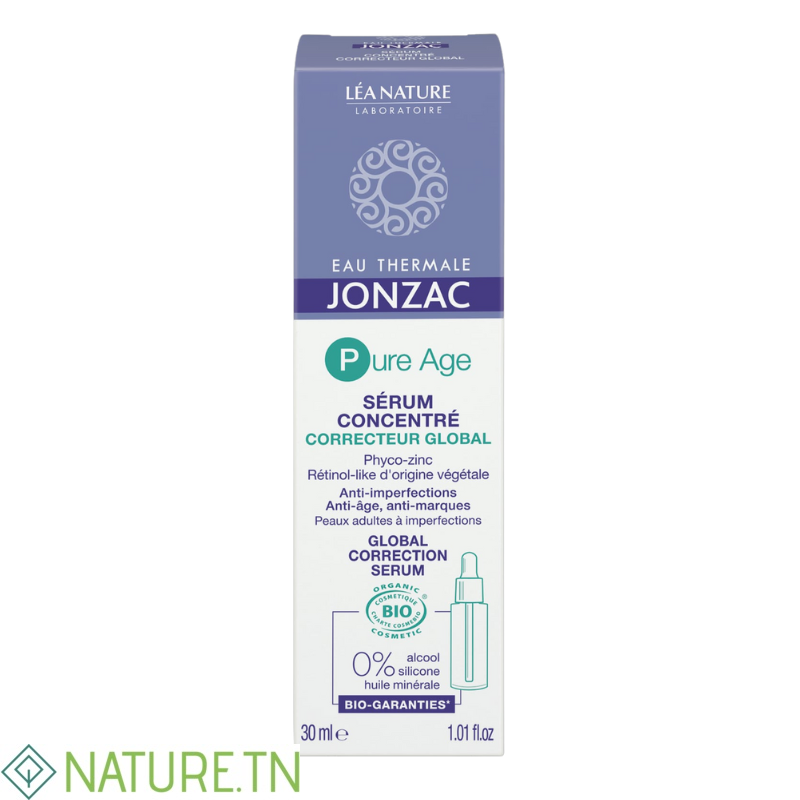 JONZAC PURE AGE SERUM CONCENTRE CORRECTEUR GLOBAL 30 ML 3 JONZAC PURE AGE SERUM CONCENTRE CORRECTEUR GLOBAL 30 ML