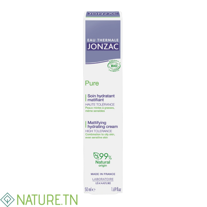 JONZAC PURE SOIN HYDRATANT MATIFIANT 50ML 2 JONZAC PURE SOIN HYDRATANT MATIFIANT 50ML 2