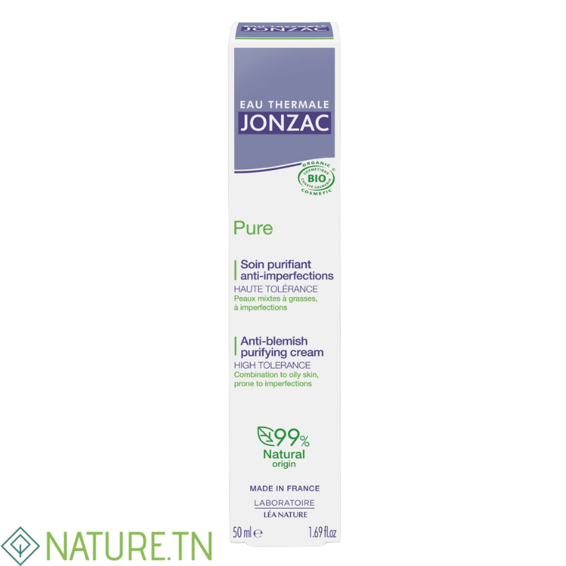 JONZAC PURE SOIN PURIFIANT ANTI-IMPERFECTIONS 50ML 3 JONZAC PURE SOIN PURIFIANT ANTI-IMPERFECTIONS 50ML