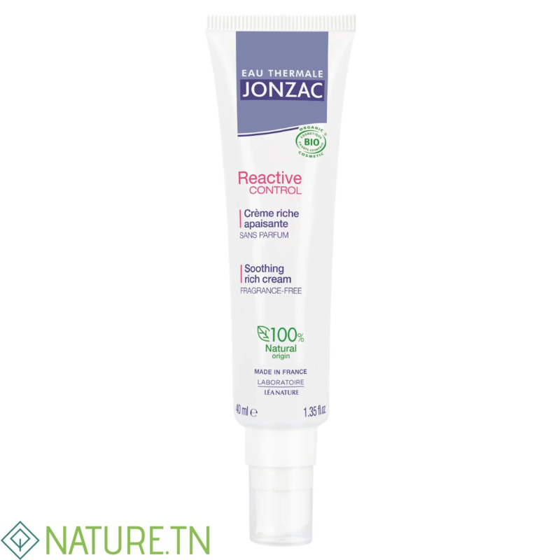JONZAC REACTIVE CREME RICHE HAUTE TOLERANCE 40ML 1 JONZAC REACTIVE CREME RICHE HAUTE TOLERANCE 40ML 1