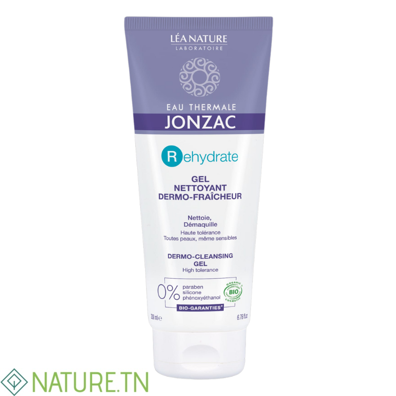 JONZAC REHYDRATE GEL DERMO NETTOYANT VISAGE 200 ML 3 JONZAC REHYDRATE GEL DERMO NETTOYANT VISAGE 200 ML