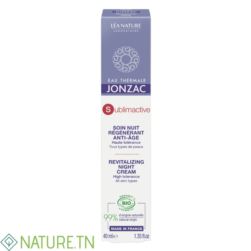 JONZAC SUBLIMACTIVE SOIN NUIT REGENERANT ANTI-AGE CELLULAIRE 40ML 3 JONZAC SUBLIMACTIVE SOIN NUIT REGENERANT ANTI-AGE CELLULAIRE 40ML