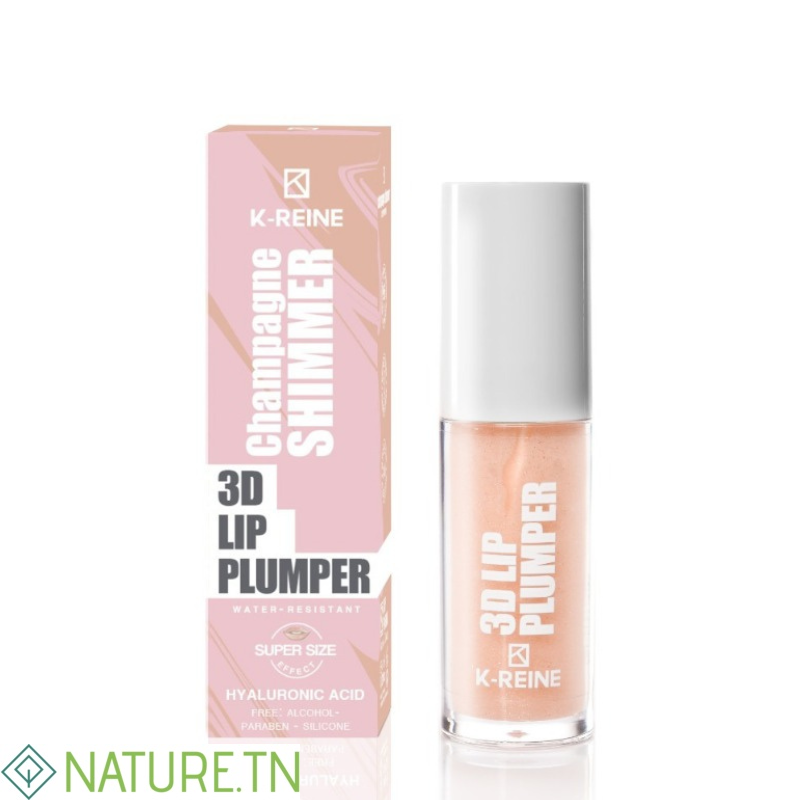 K-REINE 3D LIP PLUMPER CHAMPAGNE SHIMMER 6ML 1 K-REINE 3D LIP PLUMPER CHAMPAGNE SHIMMER 6ML 1