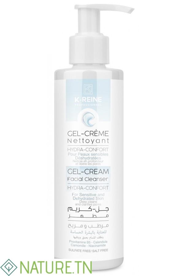 K-REINE GEL CREME NETTOYANT HYDRA CONFORT PEAUX SENSIBLES DESHYDTRATEES 200 ML 3 K-REINE GEL CREME NETTOYANT HYDRA CONFORT PEAUX SENSIBLES DESHYDTRATEES 200 ML