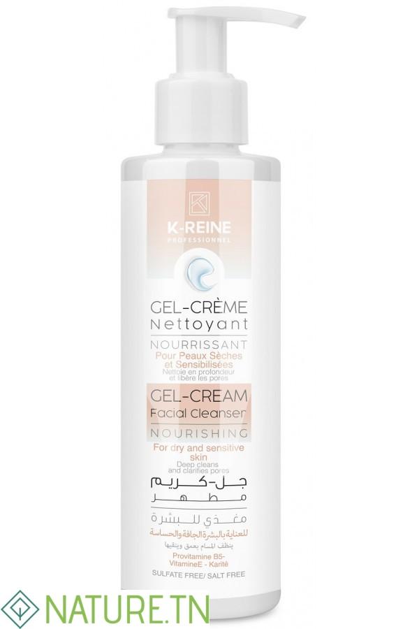 K-REINE GEL CREME NETTOYANT NOURISSANT POUR PEAUX SECHES 200ML 1 K-REINE GEL CREME NETTOYANT NOURISSANT POUR PEAUX SECHES 200ML 1