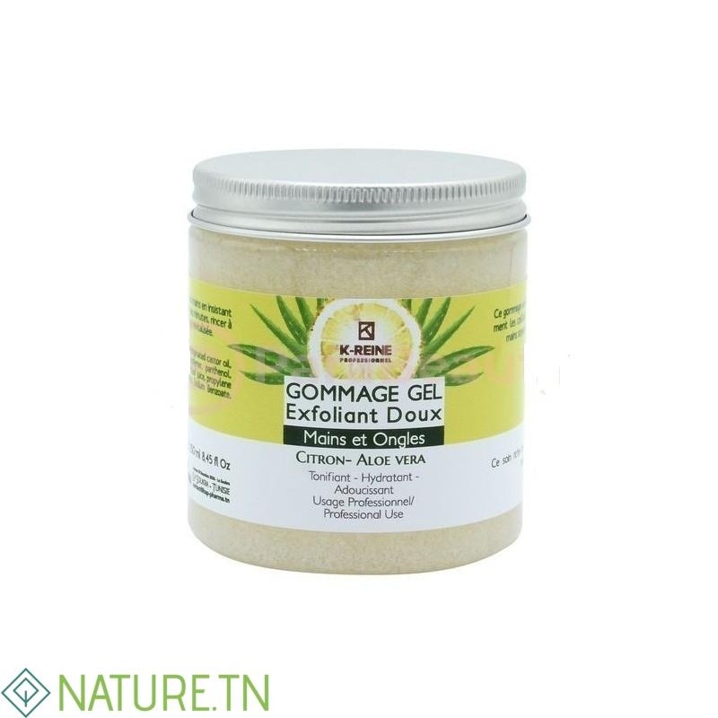 K-REINE GOMMAGE GEL MAIN CITRON ALOE VERA 250 ML 3 K-REINE GOMMAGE GEL MAIN CITRON ALOE VERA 250 ML