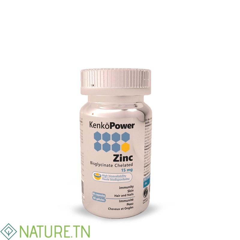 KENKO POWER ZINC 60 GELULES 1