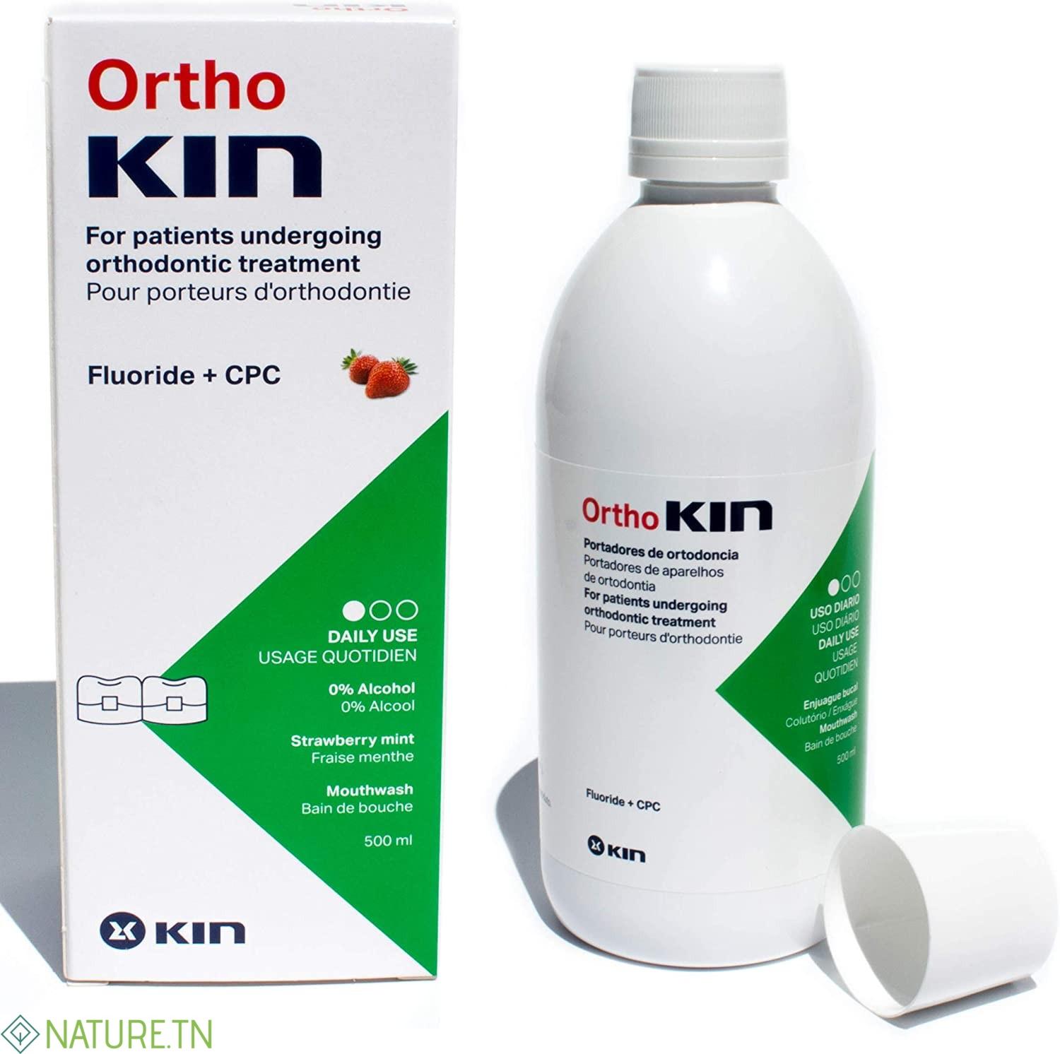 KIN ORTHO KIN BAIN DE BOUCHE 500ML 3 KIN ORTHO KIN BAIN DE BOUCHE 500ML