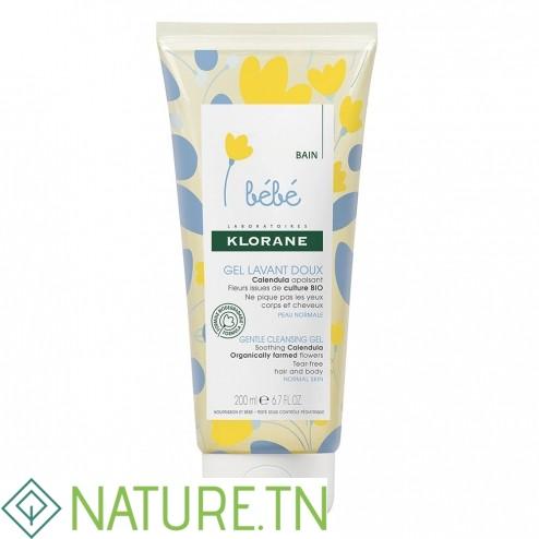KLORANE BEBE GEL LAVANT DOUX 200ML 2 KLORANE BEBE GEL LAVANT DOUX 200ML 2