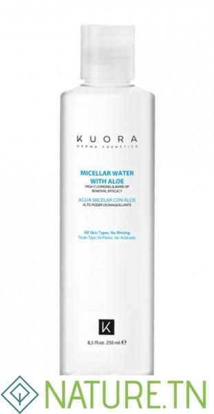 KUORA EAU MICELLAIRE NETTOYANTE À L'ALOE VERA 250ML 3 KUORA EAU MICELLAIRE NETTOYANTE À L'ALOE VERA 250ML
