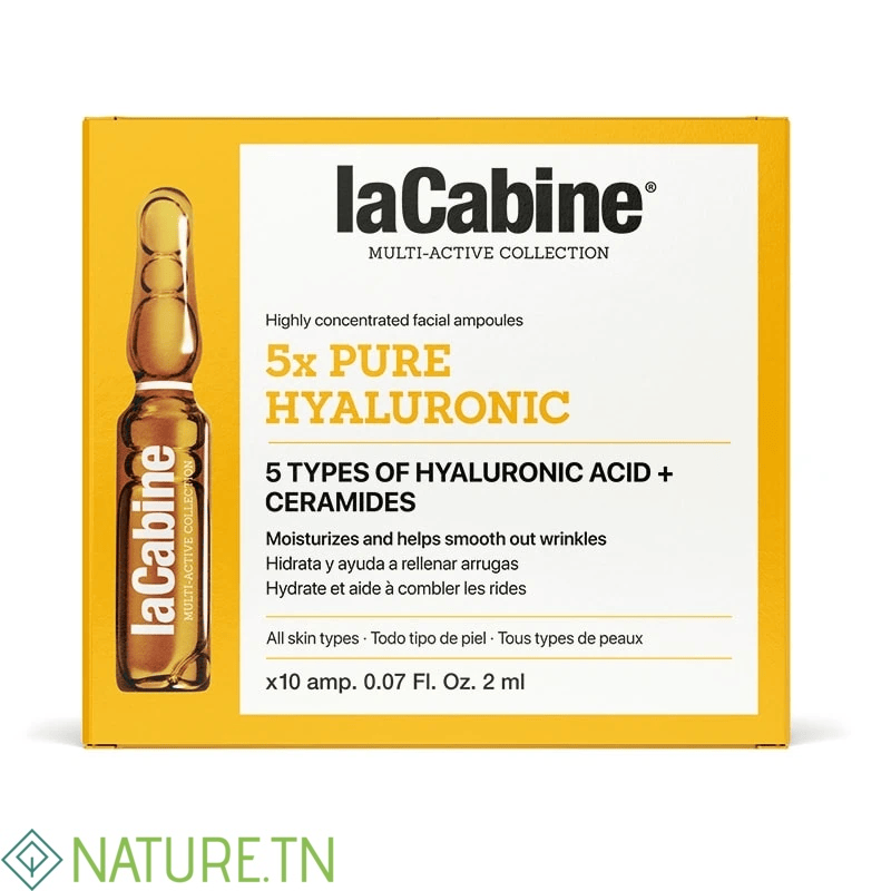 LA CABINE AMPOULES 5X PURE HYALURONIC 10X2ML 1 LA CABINE AMPOULES 5X PURE HYALURONIC 10X2ML 1