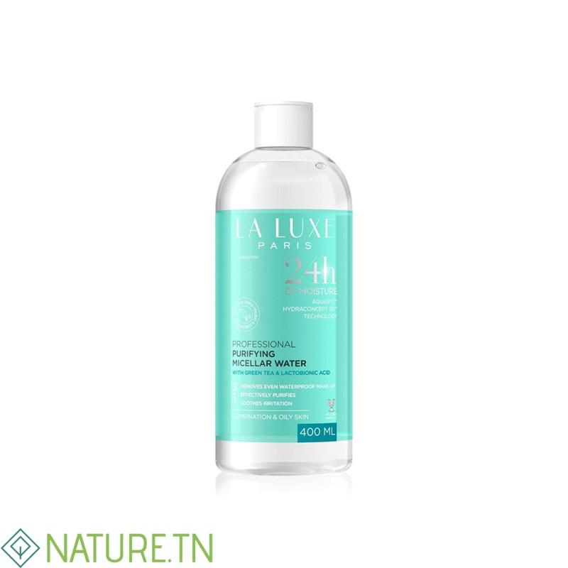 LA LUXE PARIS EAU MICELLAIRE PURIFIANTE AU THE VERT ET ACIDE LACTOBIONIQUE 400ML 3 LA LUXE PARIS EAU MICELLAIRE PURIFIANTE AU THE VERT ET ACIDE LACTOBIONIQUE 400ML