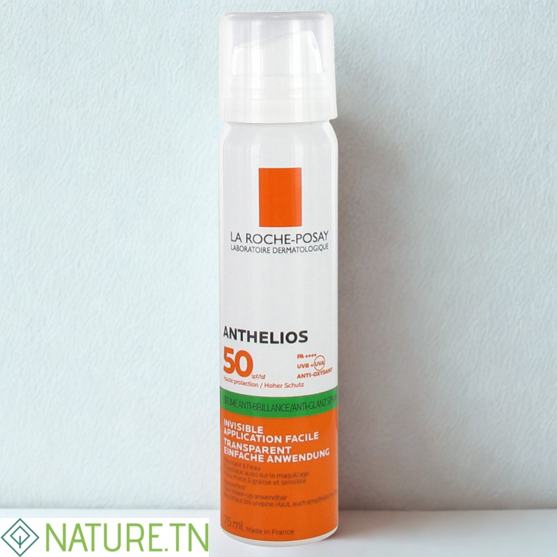 LA ROCHE POSAY ANTHELIOS ANTI-BRILLANCE BRUME FRAICHE INVISIBLE SPF 50+ 75 ML 3 LA ROCHE POSAY ANTHELIOS ANTI-BRILLANCE BRUME FRAICHE INVISIBLE SPF 50+ 75 ML
