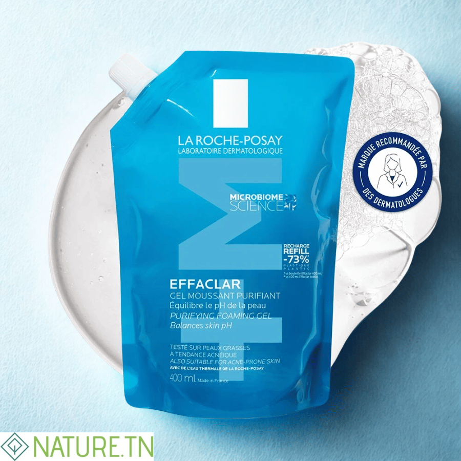 LA ROCHE POSAY EFFACLAR GEL MOUSSANT PURIFIANT RECHARGE 400ML 3 LA ROCHE POSAY EFFACLAR GEL MOUSSANT PURIFIANT RECHARGE 400ML