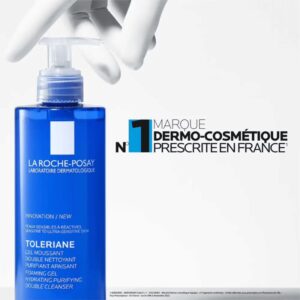 LA ROCHE POSAY TOLERIANE GEL MOUSSANT DOUBLE NETTOYANT PURIFIANT APAISANT 400 ML