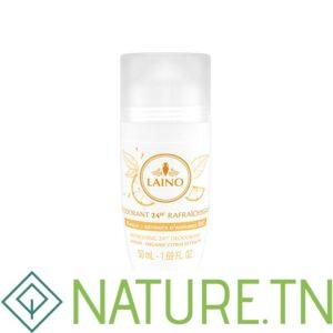 LAINO DEODORANT RAFRAICHISSANT 24H AGRUMES BIO 50ML
