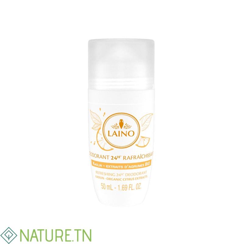 LAINO DEODORANT RAFRAICHISSANT 24H AGRUMES BIO 50ML 3 LAINO DEODORANT RAFRAICHISSANT 24H AGRUMES BIO 50ML