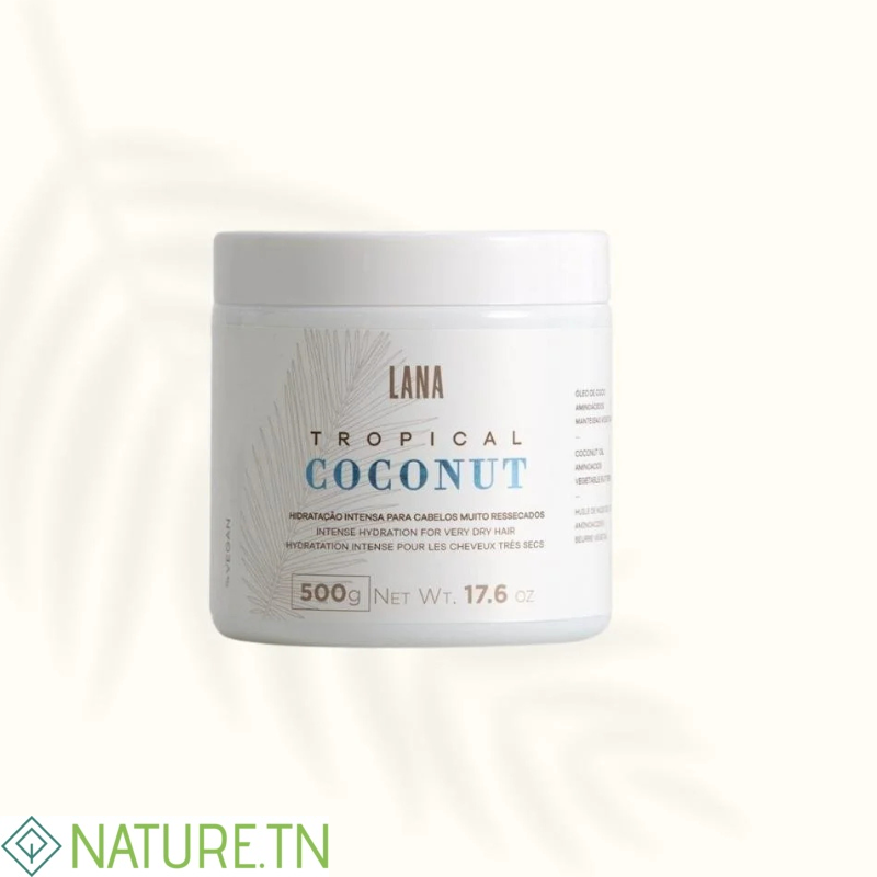 LANA BRASILES MASQUE HYDRATATION INTENSE TROPICAL COCONUT 500 GR 1 LANA BRASILES MASQUE HYDRATATION INTENSE TROPICAL COCONUT 500 GR 1