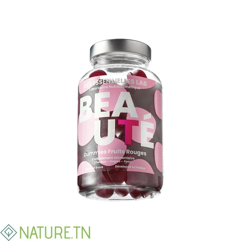 LES ESSENTIELLES LAB BEAUTE GUMMIES FRUITS ROUGES BT/60 3 LES ESSENTIELLES LAB BEAUTE GUMMIES FRUITS ROUGES BT/60