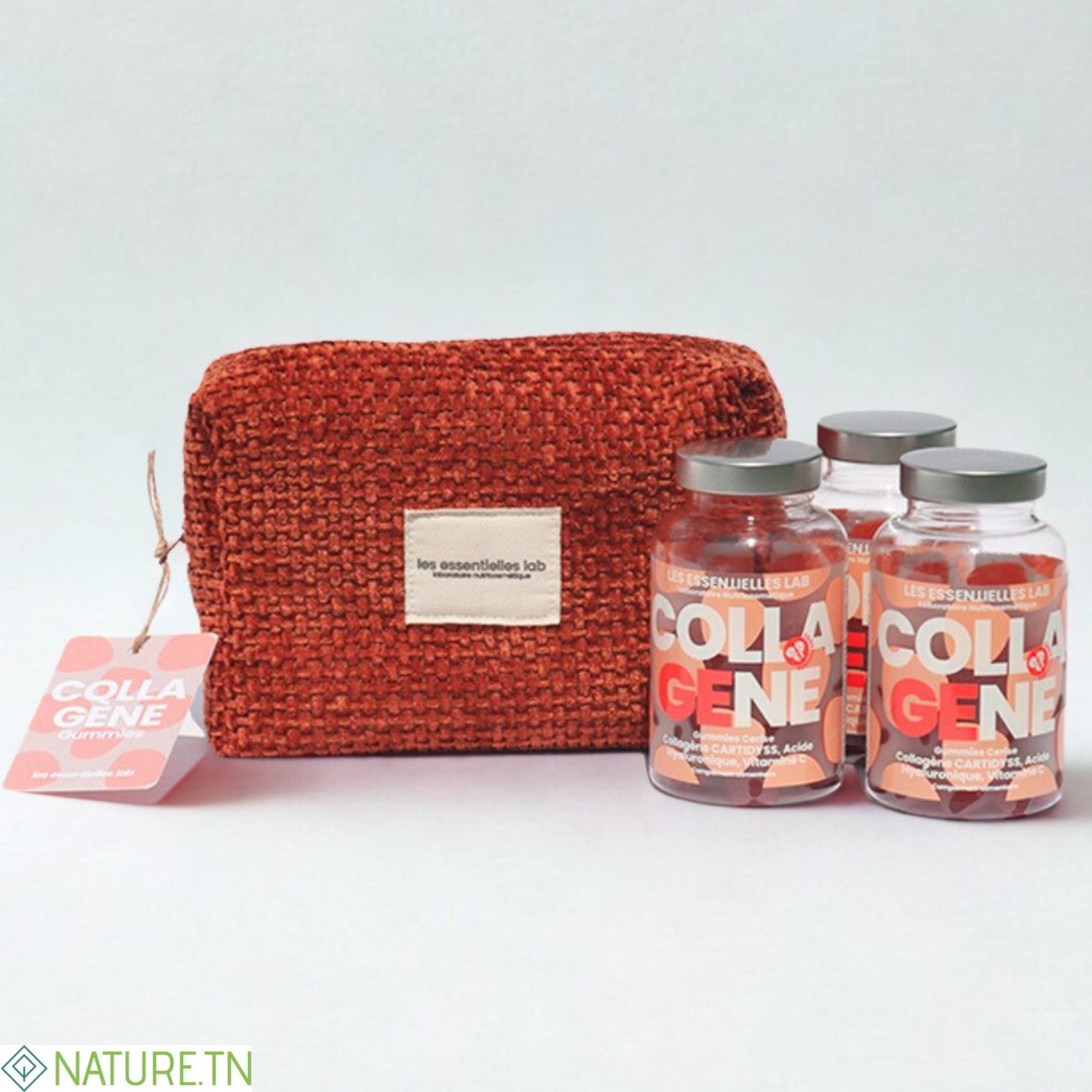 LES ESSENTIELLES LAB TROUSSE COLLAGENE GUMMIES CERISE 3 BOITES 1 LES ESSENTIELLES LAB TROUSSE COLLAGENE GUMMIES CERISE 3 BOITES 1