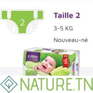 LILAS CONFORT MAX COUCHE BEBE 3-5KG 32 PIECES
