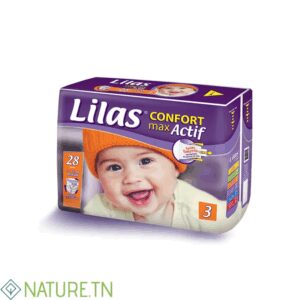 LILAS COUCHE 5-10 KG CONFORT MAX ACTIF PHARMACIE 28 PIECES