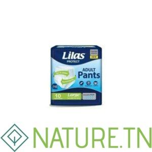 LILAS COUCHE PANTS ADULTE 10 PIECES TAILLE L