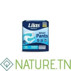 LILAS COUCHE PANTS ADULTE 10 PIECES TAILLE M