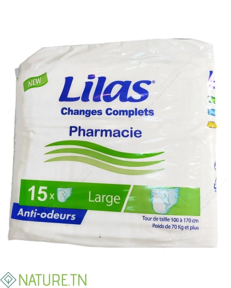 LILAS COUCHES ADULTES CONFORT PROTECT LARGE 15 PIECES 2 LILAS COUCHES ADULTES CONFORT PROTECT LARGE 15 PIECES 2