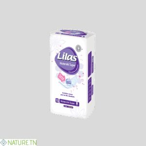 LILAS SERVIETTES MATERNITE SUPER PHARMACIE 15 PIECES