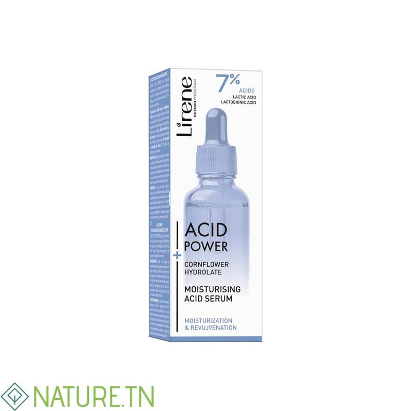 LIRENE ACID POWER SERUM HYDRATANT A l'HYDROLAT DE BLUET 30ML 2 LIRENE ACID POWER SERUM HYDRATANT A l'HYDROLAT DE BLUET 30ML 2